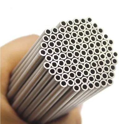 Length 500mm 304 Stainless Steel Tube Capillary Seamless Hollow Circular Pipe • $2.99