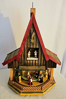 $180.50 • Buy Vintage Christmas Pyramid Christ Birth Pyramid Erzgebirge GDR.. **Incomplete**