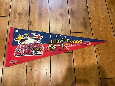 Vintage All STAR GAME 2000 July 11th Atlanta Braves Pennant Flag Rare 30  • $9.99