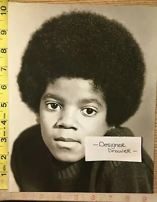 Michael Jackson Photo Photograph Child Headshot 1970's • $12.95