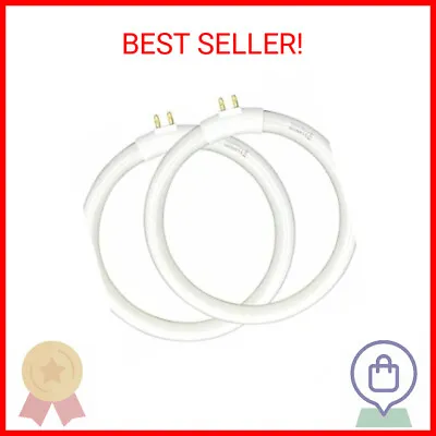 (2pack) 4.75’’ T4 Type 12W 6400K Circular Bulb Replacement For Magnifier Desk Li • $25.63