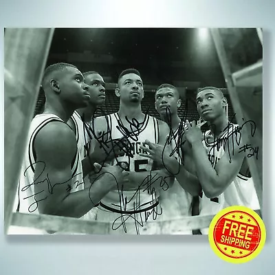 Michigan Fab Five Autograph Signature Framed Signed Reprint Free Shipping • $11.88