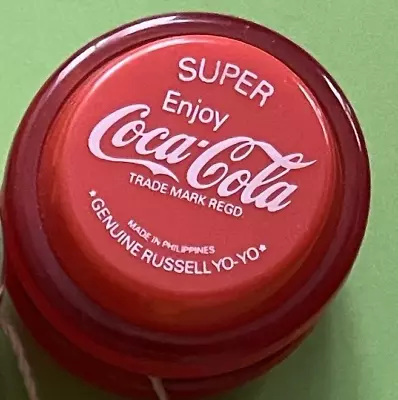 Vintage 1981 Super Coca-Cola Russell YO-YO - Coke YoYo Red Body And Rims B • $75