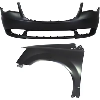 Fender & Bumper Cover Kit For 2011-2016 Chrysler Town & Country Front Left CAPA • $229.57