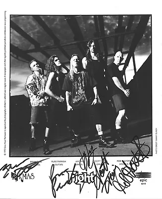 FIGHT Rob Halford Band Signed 8x10 Photo Judas Priest Steel Panther Autograph • $300