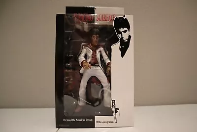Scarface The Player 10  White Suit Sad Figure Tony Montana 2004 Al Pacino Mezco • $50