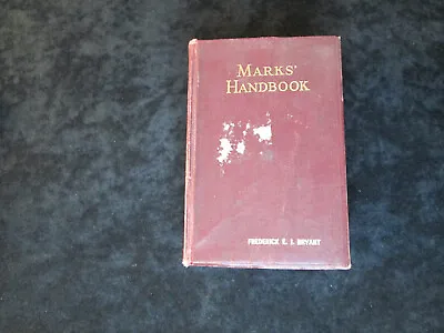 Vintage Marks Handbook Mechanical Engineers Handbook 1941 Fourth Edition • $7