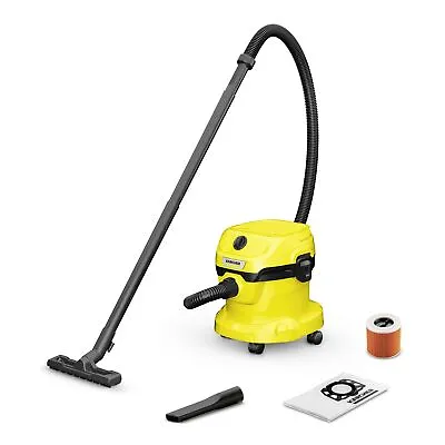 Kärcher WD 2 Plus 1.628-002.0 1000W Corded Wet & Dry Vacuum Cleaner 12 LITRE • £82.99