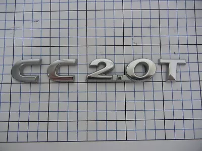 $29.95 • Buy Volkswagen CC 2.0T Trunk Emblem Badge Logo OEM Factory Genuine Stock 