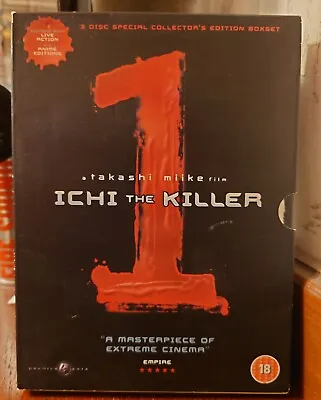 Ichi The Killer 3 Disc Special Edition DVD Horror Gore • £5
