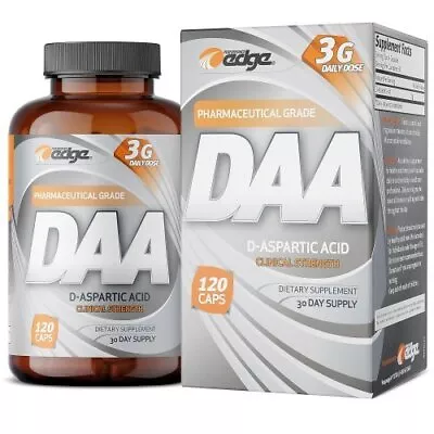 DAA D-Aspartic Acid 3g Daily Dose 30 Day Supply 120 Capsules • $22.29