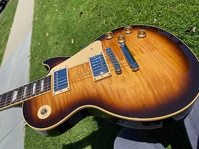 2008 Gibson Les Paul Standard Plus Desertburst Tobacco Flametop  9.1 Lbs - 50's • $1995