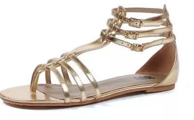 Gladiator Sandal Ellie Shoes  015-Roman  Gold Women Sizes Costume Shoe • $31