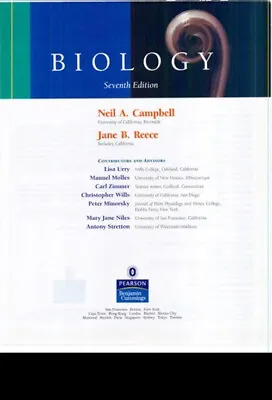 Biology Paperback Jane B. Campbell Neil A. Reece • £4.27