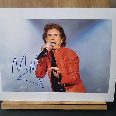 Mick Jagger Signed 8 1/2 X 11 Signed Photo W Coa • $90.87