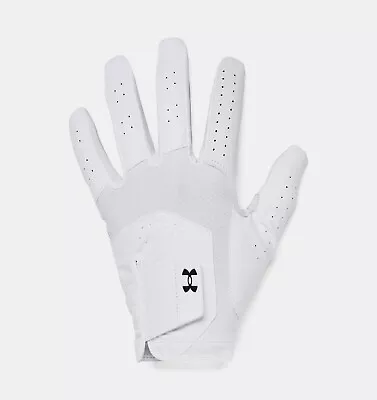 Under Armour UA ISO-CHILL Golf Glove - White - Size Large • £9.50