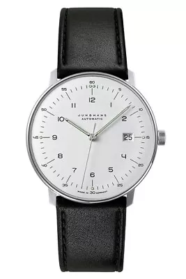 Junghans Max Bill Men's 027/4700.02 Automatic Watch SAPPHIRE Silver Dial New • $1077.29
