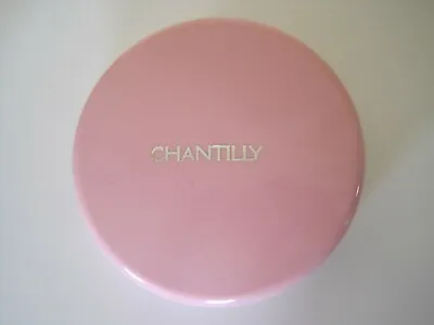 $14.25 • Buy Vintage CHANTILLY Open Dusting Powder Container Case Box HOUBIGANT 5 Oz W/Puff