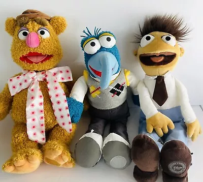 Muppets Stuffed Plush Gonzo Walter Fozzy Trio 16-17 Inches Disney Muppets Henson • $63.99