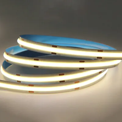 $9.29 • Buy 4000K COB LED Light Strip Bendable Tape For Car Boat Bedroom Cabinet Bookcase