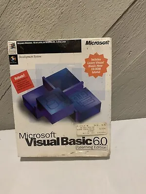 Microsoft Visual Basic 6.0 Learning Edition • $60