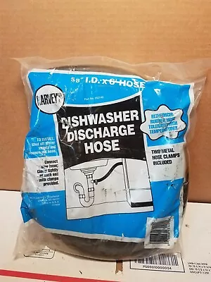 Harveys Dishwasher Discharge Hose 6' X 5/8  I.D. Braided Reinforced Rubber  • $13.50