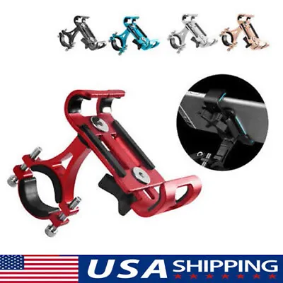 360° Aluminum Motorcycle Bike Bicycle GPS Cell Phone Holder Handlebar Mount New • $6.89