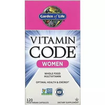 Garden Of Life Vitamin Code Women 120 Veg Caps • $37.31