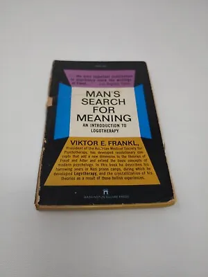 MAN'S SEARCH FOR MEANING: AN INTRODUCTION TO LOGOTHERAPY By Viktor E. Frankl • $13.36