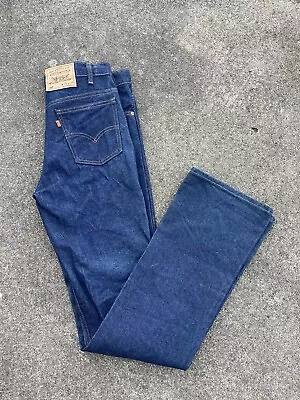 Vintage Levi’s 517 Orange Tab 1995 Bell Bottom Denim Blue Jeans Tag 34x34 New • $89.99