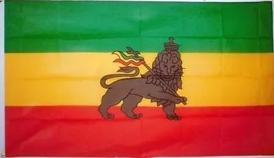 5' X 3' Ethiopia Lion Rasta Flag Africa African Ethiopian Rastafarian Banner • £6