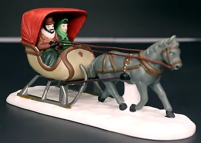 Dept. 56 Heritage Village Collection  One Horse Open Sleigh  #5982-0 - Nice One! • $13