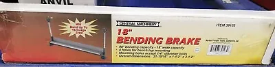 18  Sheet Metal Bender 0-90° Bending Manual Bench Moutable Bending Brake Tool • $74.99