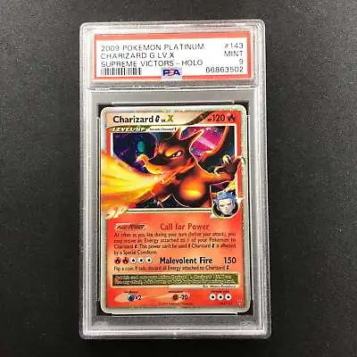 PSA 9 Charizard G LV.X - 143/147 - Holo Rare Platinum Supreme Victors 502 • $293.57