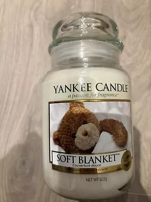 Yankee Candle SOFT BLANKET New Large Jar DISCONTINUED • £30