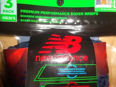NIB New Balance Mens Performance  Boxer Briefs Size M 32-34 • $20