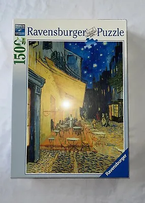 Ravensburger Vincent Van Gogh Cafe Terrace At Night 1500 Pc Jigsaw Puzzle NEW • $27.99