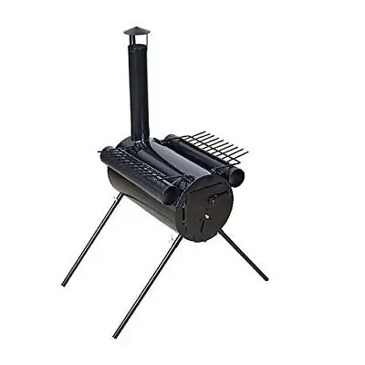 TMS Portable Military Camping Wood Stove Tent Heater Cot Camp Ice-fishing • $123.90