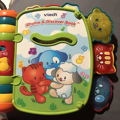 VTech 80-027501 Rhyme And Discover Book Tested And Works Great! • $19.99