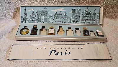 VTG Miniature Commercial Perfume Bottles Set In Box Les Parfums De Paris  • $14.99