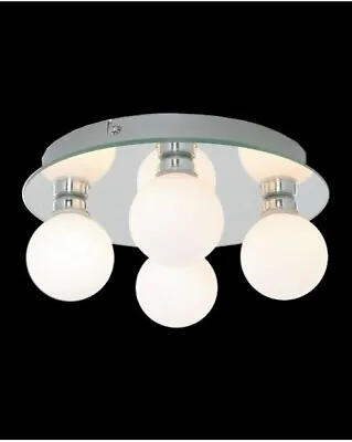 Marco Tielle 'Hollywood' LED Bathroom Ceiling Light. IP44. Mirror Base. • £34.99