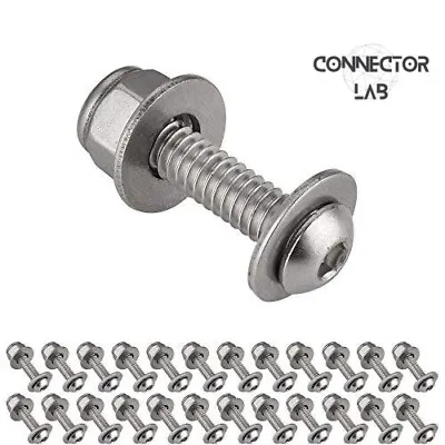 £0.99 • Buy M6 Allen Bolts / Nuts / Washers Button Head 304 Stainless Steel A2 Dome  Socket