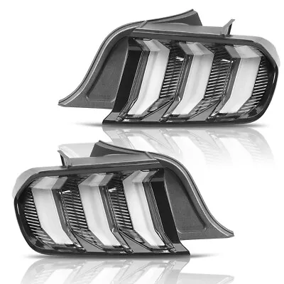 LED Tail Lights Sequential Signal Lamps For 2015-2023 Ford Mustang Euro Style • $369.99