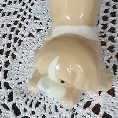 £5.99 • Buy Vintage Miquel Requena Valencia Porcelain Playful Puppy Dog Figurine