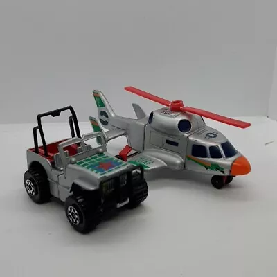 Matchbox Connectables Helicopter USAF 91251 And Jeep #2 • £3.50