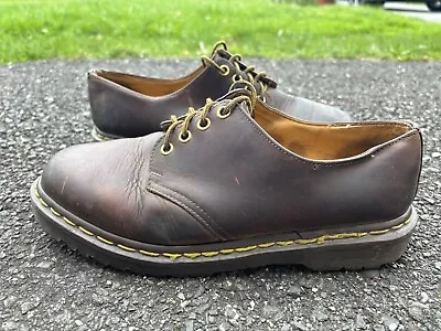 Dr Martens 1561/ 59 Made In England Men Low Cut Loafers Sz 8 UK 9 US Brown Doc • $39.99