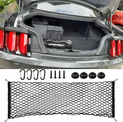 Car Rear Trunk Envelope Style Fixed Cargo Net For FORD MUSTANG 2015-2024 • $19.19