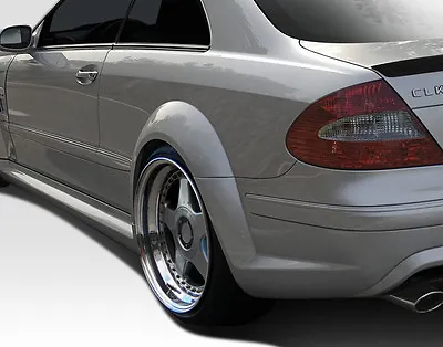 FOR 03-09 CLK W209 Black Series Look Wide Body Rear Fender Flares 109667 • $465