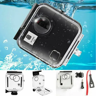 Waterproof Housing Protective Case Cover Underwater Diving For GoPro Fusion W • $59.39