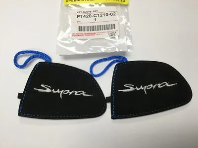 $45 • Buy Genuine Toyota GR Supra Key Glove W/Blue Thread & Tether